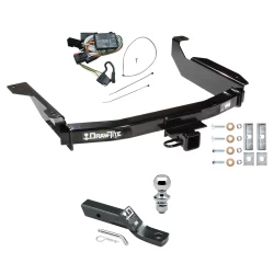 Trailer Tow Hitch For 98-03 Dodge Durango All Models Complete Package w/ Wiring and 1-7/8" Ball