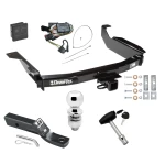 Trailer Tow Hitch For 98-03 Dodge Durango All Models Deluxe Package Wiring 2" Ball and Lock