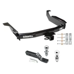 Custom Fit Trailer Hitch 2" Drop Ball-Mount w/ Pin/Clip 1-7/8" and 2" Chrome Ball Installation Hardware Installation Instructions 75081 23 63845 63816 Draw-Tite Trailer Tow Hitch 98-03 Dodge Durango Receiver 1-7/8" and 2" Ball 98 Trailer Tow Hitch For 98-03 Dodge Durango Receiver w/ 1-7/8" and 2" Ball