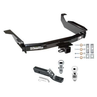 Custom Fit Trailer Hitch 2" Drop Ball-Mount w/ Pin/Clip 1-7/8" and 2" Chrome Ball Installation Hardware Installation Instructions 75081 23 63845 63816 Draw-Tite Trailer Tow Hitch 98-03 Dodge Durango Receiver 1-7/8" and 2" Ball 98 Trailer Tow Hitch For 98-03 Dodge Durango Receiver w/ 1-7/8" and 2" Ball