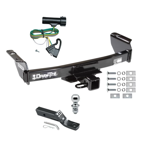 Trailer Tow Hitch For 83-92 04-11 Ford Ranger All Models Complete Package w/ Wiring and 1-7/8" Ball