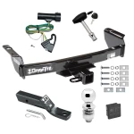 Trailer Tow Hitch For 83-92 04-11 Ford Ranger All Models Deluxe Package Wiring 2" Ball and Lock