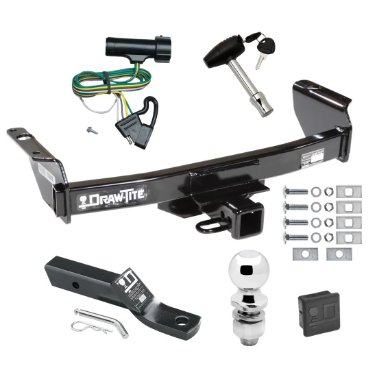 Trailer Tow Hitch For 83-92 04-11 Ford Ranger All Models Deluxe Package Wiring 2" Ball and Lock