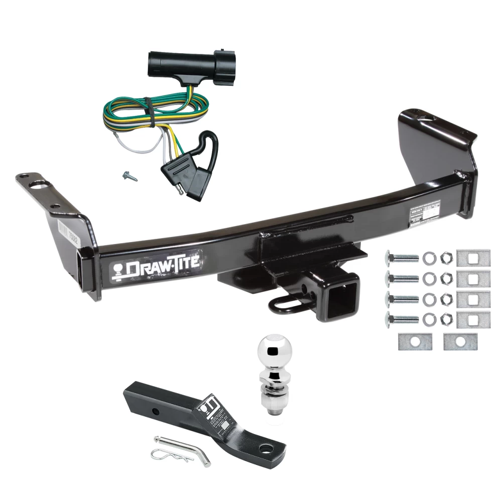 Trailer Tow Hitch For 83-92 04-11 Ford Ranger All Models Complete Package w/ Wiring and 2" Ball