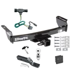 Trailer Tow Hitch For 83-92 04-11 Ford Ranger All Models Deluxe Package Wiring 2" Ball and Lock
