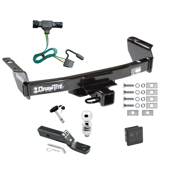 Trailer Tow Hitch For 83-92 04-11 Ford Ranger All Models Deluxe Package Wiring 2" Ball and Lock