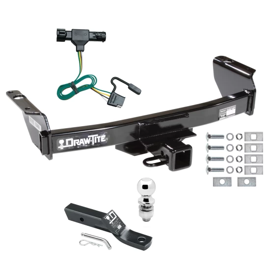 Trailer Tow Hitch For 83-92 04-11 Ford Ranger All Models Complete Package w/ Wiring and 2" Ball