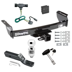 Trailer Tow Hitch For 93-99 Ford Ranger 94-09 Mazda B Series Pickup Deluxe Package Wiring 2" Ball and Lock