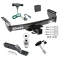 Trailer Tow Hitch For 93-99 Ford Ranger 94-09 Mazda B Series Pickup Deluxe Package Wiring 2" Ball and Lock