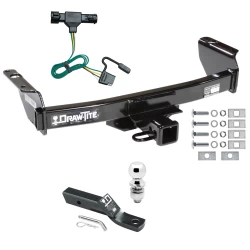Trailer Tow Hitch For 93-99 Ford Ranger 94-09 Mazda B Series Pickup Complete Package w/ Wiring and 2" Ball