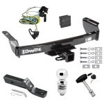 Trailer Tow Hitch For 00-03 Ford Ranger All Models Deluxe Package Wiring 2" Ball and Lock