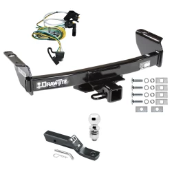 Trailer Tow Hitch For 00-03 Ford Ranger All Models Complete Package w/ Wiring and 2" Ball