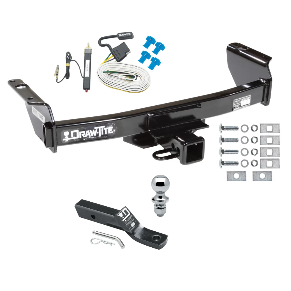 Trailer Tow Hitch For 83-92 04-11 Ford Ranger All Models Complete Package w/ Wiring and 1-7/8" Ball
