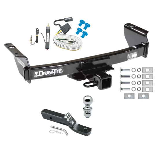 Trailer Tow Hitch For 83-92 04-11 Ford Ranger All Models Complete Package w/ Wiring and 1-7/8" Ball