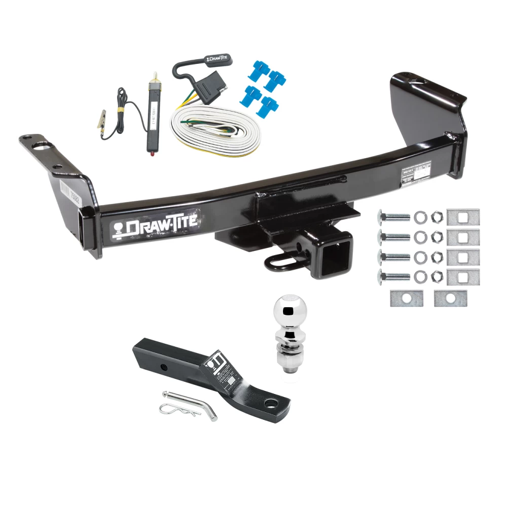 Trailer Tow Hitch For 83-92 04-11 Ford Ranger All Models Complete Package w/ Wiring and 2" Ball