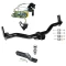 Trailer Tow Hitch For 01-03 Ford Explorer 2-Door Sport Complete Package w/ Wiring and 1-7/8" Ball