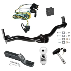 Trailer Tow Hitch For 01-03 Ford Explorer 2-Door Sport Deluxe Package Wiring 2" Ball and Lock