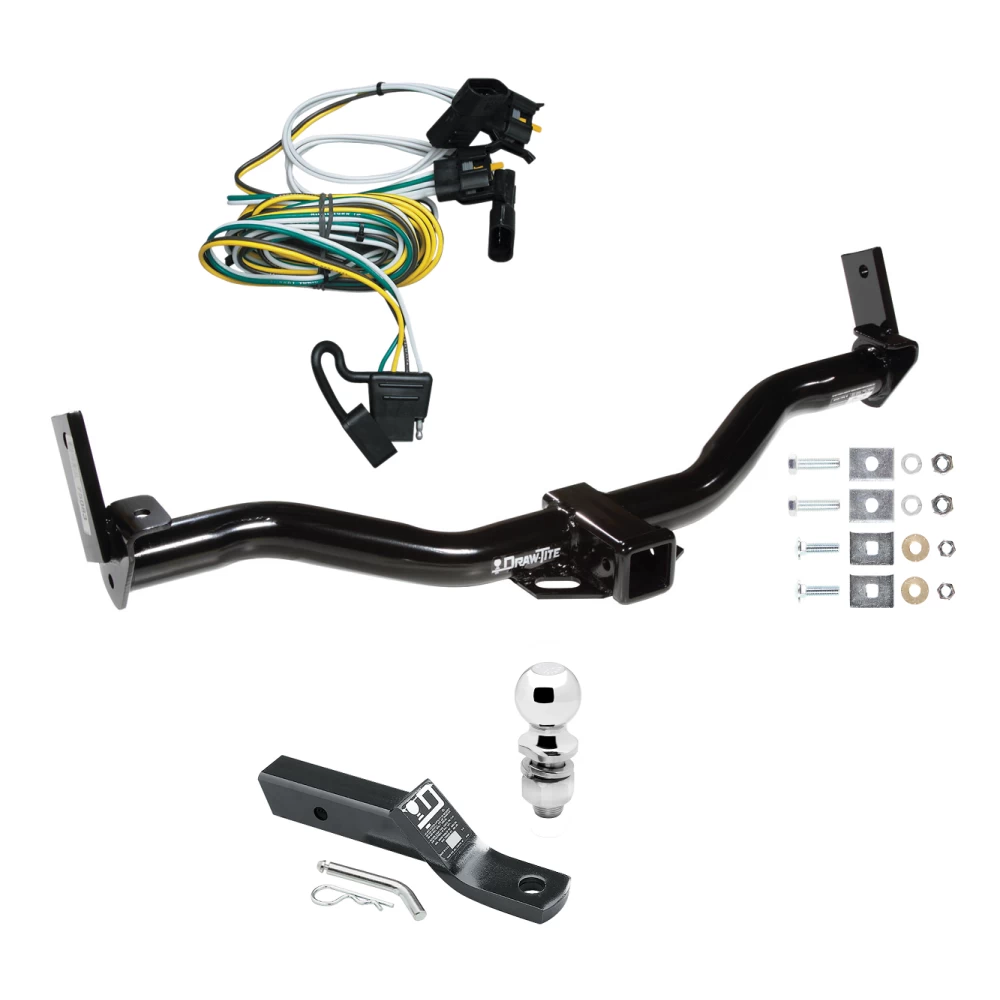 Trailer Tow Hitch For 01-03 Ford Explorer 2-Door Sport Complete Package w/ Wiring and 2" Ball