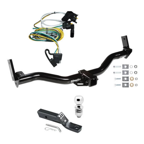 Trailer Tow Hitch For 01-03 Ford Explorer 2-Door Sport Complete Package w/ Wiring and 2" Ball