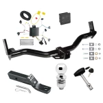 Trailer Tow Hitch For 95-01 Ford Explorer 4 Dr. 97-01 Mercury Mountaineer Deluxe PKG Wiring 2" Ball and Lock