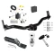 Trailer Tow Hitch For 95-01 Ford Explorer 4 Dr. 97-01 Mercury Mountaineer Deluxe PKG Wiring 2" Ball and Lock