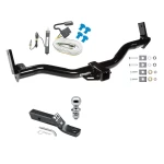 Trailer Tow Hitch For 91-94 Ford Explorer Mazda Navajo All Models Complete Package w/ Wiring and 1-7/8" Ball