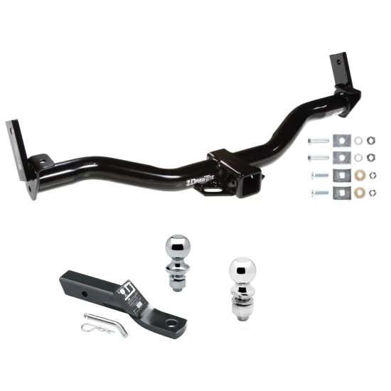 Trailer Tow Hitch For 91-03 Ford Explorer 2001 4-Door Only 91-94 Navajo 97-01 Mountaineer Receiver w/ 1-7/8" and 2" Ball