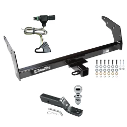 Trailer Tow Hitch For 96-97 Chevy S10 GMC Sonoma Isuzu Hombre PKG w/ Wiring and 1-7/8" Ball