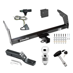 Trailer Tow Hitch For 96-97 Chevy S10 GMC Sonoma Isuzu Hombre Deluxe PKG Wiring 2" Ball and Lock