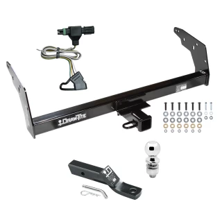 Trailer Tow Hitch For 96-97 Chevy S10 GMC Sonoma Isuzu Hombre PKG w/ Wiring and 2" Ball