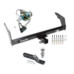 Trailer Tow Hitch For 98-00 Isuzu Hombre 98-04 Chevy S10 GMC Sonoma PKG w/ Wiring and 1-7/8" Ball