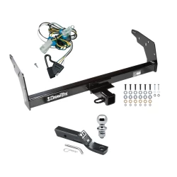 Trailer Tow Hitch For 98-00 Isuzu Hombre 98-04 Chevy S10 GMC Sonoma PKG w/ Wiring and 1-7/8" Ball