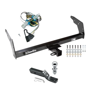 Trailer Tow Hitch For 98-00 Isuzu Hombre 98-04 Chevy S10 GMC Sonoma PKG w/ Wiring and 1-7/8" Ball