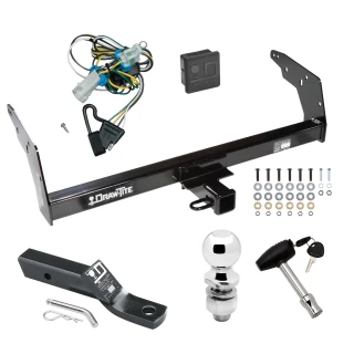 Trailer Tow Hitch For 98-00 Isuzu Hombre 98-04 Chevy S10 GMC Sonoma PKG Wiring 2" Ball and Lock