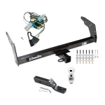 Trailer Tow Hitch For 98-00 Isuzu Hombre 98-04 Chevy S10 GMC Sonoma PKG w/ Wiring and 2" Ball