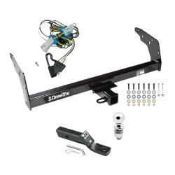 Trailer Tow Hitch For 98-00 Isuzu Hombre 98-04 Chevy S10 GMC Sonoma PKG w/ Wiring and 2" Ball