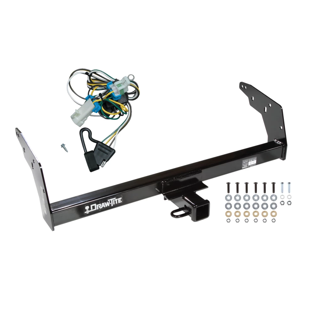 Trailer Tow Hitch For 98-00 Isuzu Hombre 98-04 Chevy S10 GMC Sonoma w/ Wiring Harness Kit