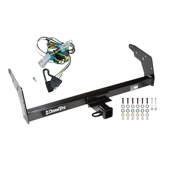 Trailer Tow Hitch For 98-00 Isuzu Hombre 98-04 Chevy S10 GMC Sonoma w/ Wiring Harness Kit