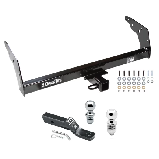 Trailer Tow Hitch For 96-04 Chevy S10 GMC Sonoma Isuzu Hombre Receiver w/ 1-7/8" and 2" Ball