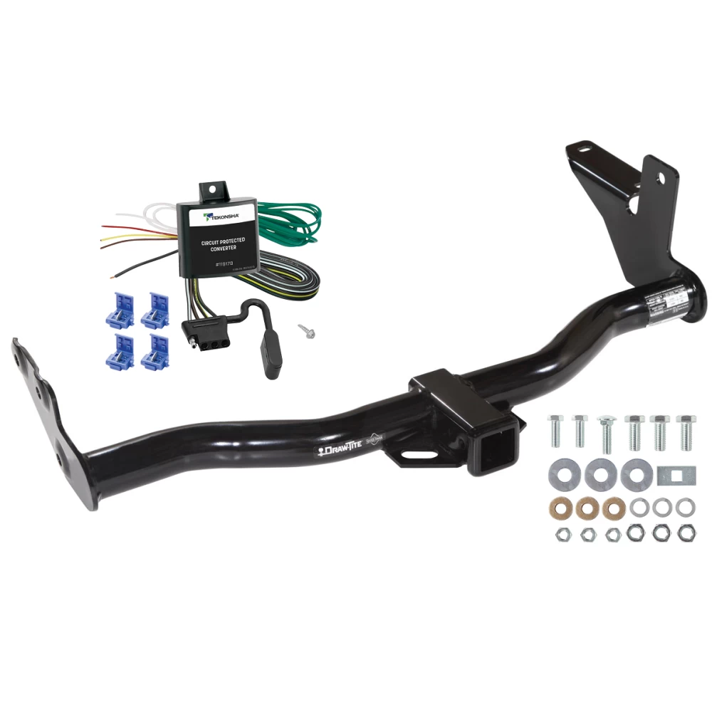 Custom Fit Trailer Hitch Wiring Harness (Requires Splicing) Installation Hardware Installation Instructions 75093 119178 Draw-Tite Trailer Tow Hitch 02-03 Isuzu Axiom w/Under Vehicle Spare Wiring Harness Kit 02 03 2002 2003 Trailer Tow Hitch For 02-03 Isuzu Axiom w/Under Vehicle Spare w/ Wiring Harness Kit