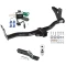 Trailer Tow Hitch For 02-03 Isuzu Axiom w/Under Vehicle Spare Complete Package w/ Wiring and 2" Ball