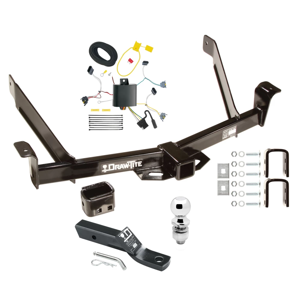 Trailer Tow Hitch For 95-01 Ford Explorer 4 Dr. 97-01 Mercury Mountaineer Package w/ Wiring and 2" Ball