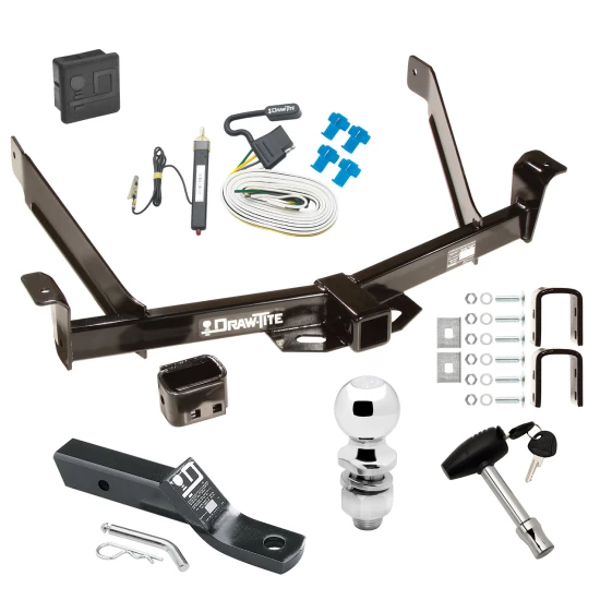 Trailer Tow Hitch For 91-94 Ford Explorer Mazda Navajo All Models Deluxe Package Wiring 2" Ball and Lock