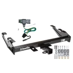 Trailer Tow Hitch For 88-00 Chevy GMC C/K Pickup Standard or Step Bumper w/ Wiring Harness Kit