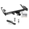 Trailer Tow Hitch For 88-00 Chevy GMC C/K Pickup Standard or Step Bumper Receiver w/ 1-7/8" and 2" Ball