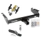 Trailer Tow Hitch For 1994 Dodge Ram 1500 Standard or Step Bumper Complete Package w/ Wiring and 2" Ball