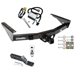 Trailer Tow Hitch For 2000 Toyota Tundra All, Exc factory towable bumper Complete Package w/ Wiring and 2" Ball
