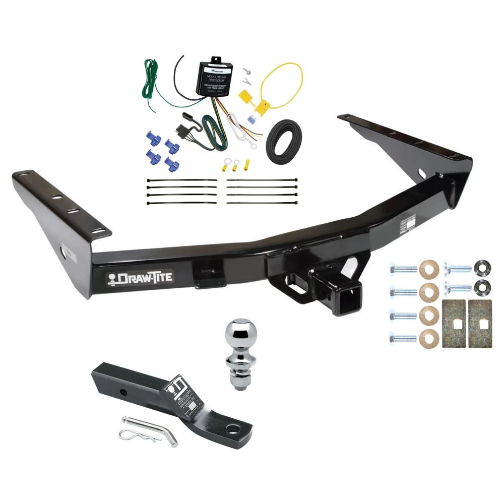 Trailer Tow Hitch For 03-06 Toyota Tundra Complete Package w/ Wiring and 1-7/8" Ball