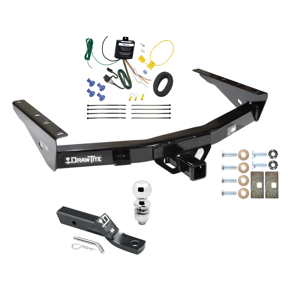 Trailer Tow Hitch For 03-06 Toyota Tundra Complete Package w/ Wiring and 2" Ball