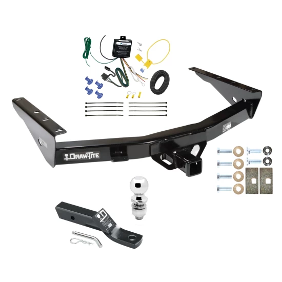 Trailer Tow Hitch For 03-06 Toyota Tundra Complete Package w/ Wiring and 2" Ball